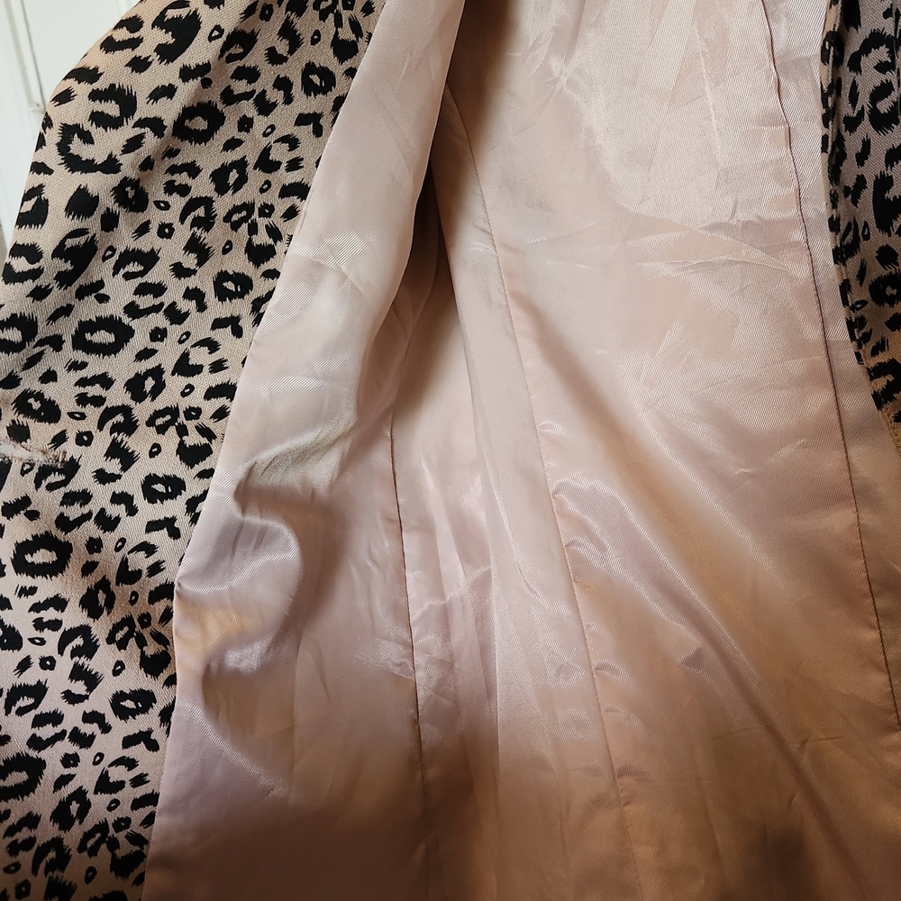 Entro Blazer Women's Leopard Print Animal Print Small - Picture 6 of 12
